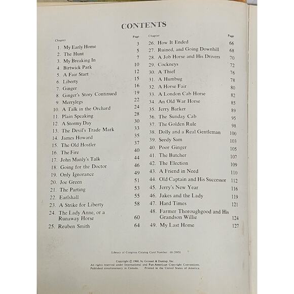 Black Beauty by Anna Sewell 1968 - Grosset & Dunlap - Illustrated - Rare - Picture 10 of 16